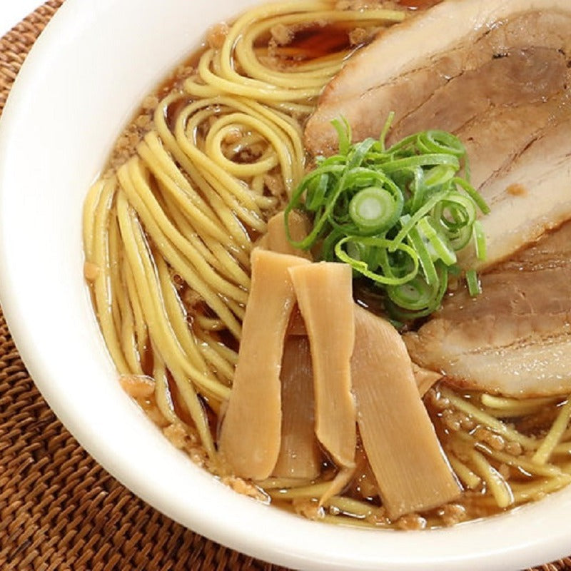 NAKAGAWA SEIMEN Onomichi Ramen Pork Back Fat Soy Sauce 2 Servings