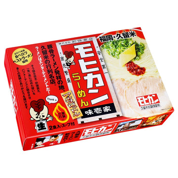 Fukuoka Kurume Mohegan Flavor Family Pork BonFukuoka Mohegan Pork Bone Broth Ramen Aji Ichiya 2servings Straight Noodles