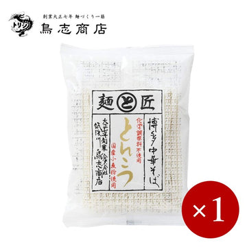Torishishoten Hakata Soba Pork Bone Flavor 1 serving
