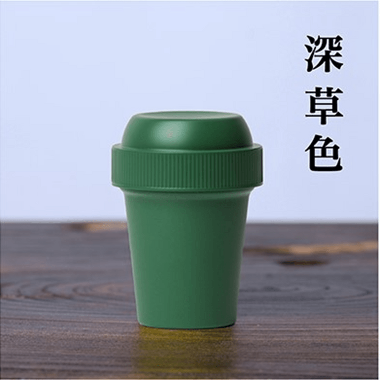 Kaga Yamanaka Matcha Shaker Deep Green
