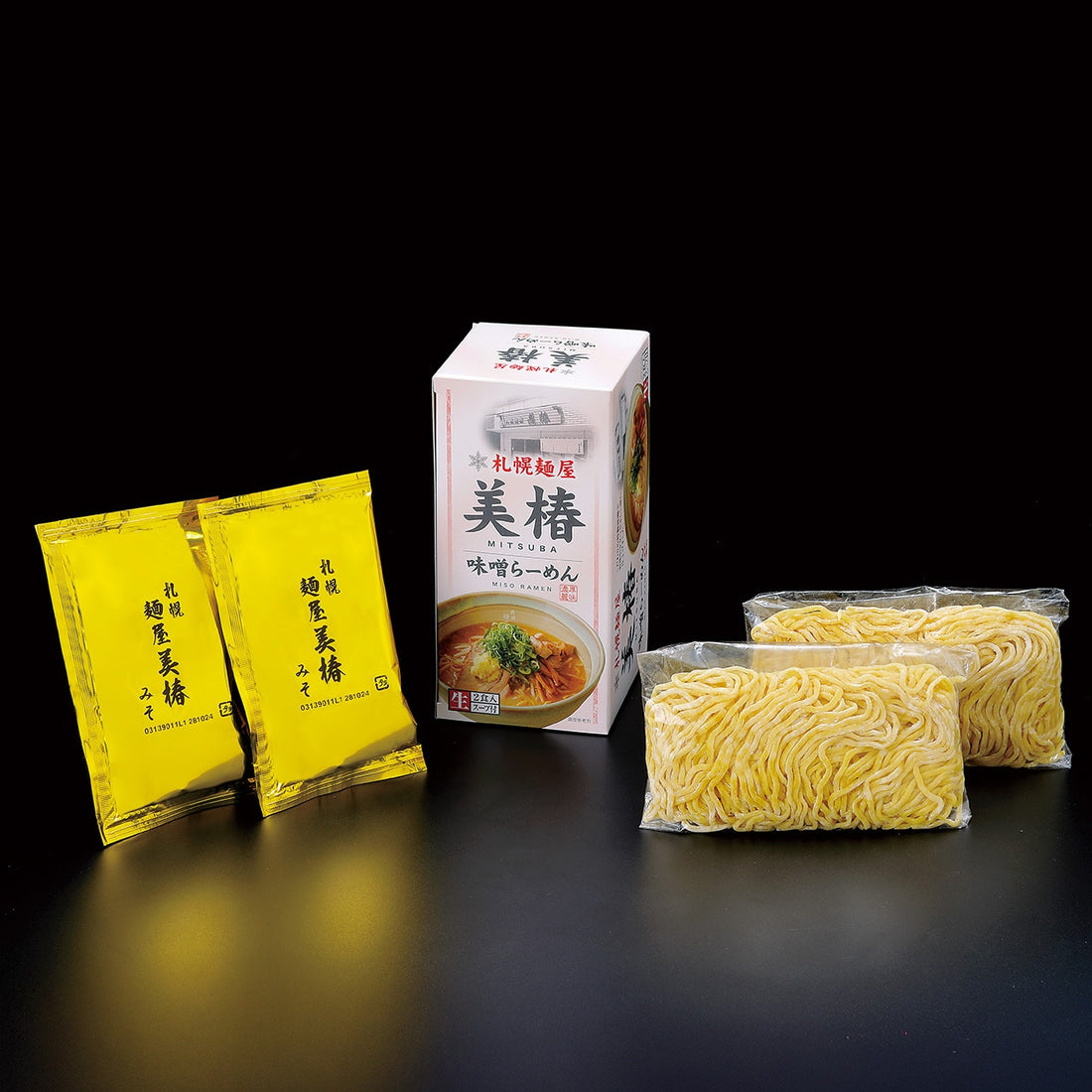 2 servings Sapporo Menya Mitsubaki Miso Flavor