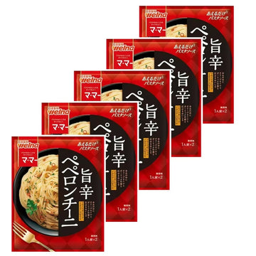 Ma-Ma Peperoncino Instant Pasta Sauce – Garlic & Chili, 5 Packs