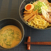 NAKAGAWA SEIMEN Seafood Pork Bone flavor Thick Dipping Noodles 2 Servings