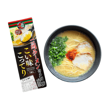 Ichiran Ramen Hakata Thin Noodles Rich Tonkotsu Broth