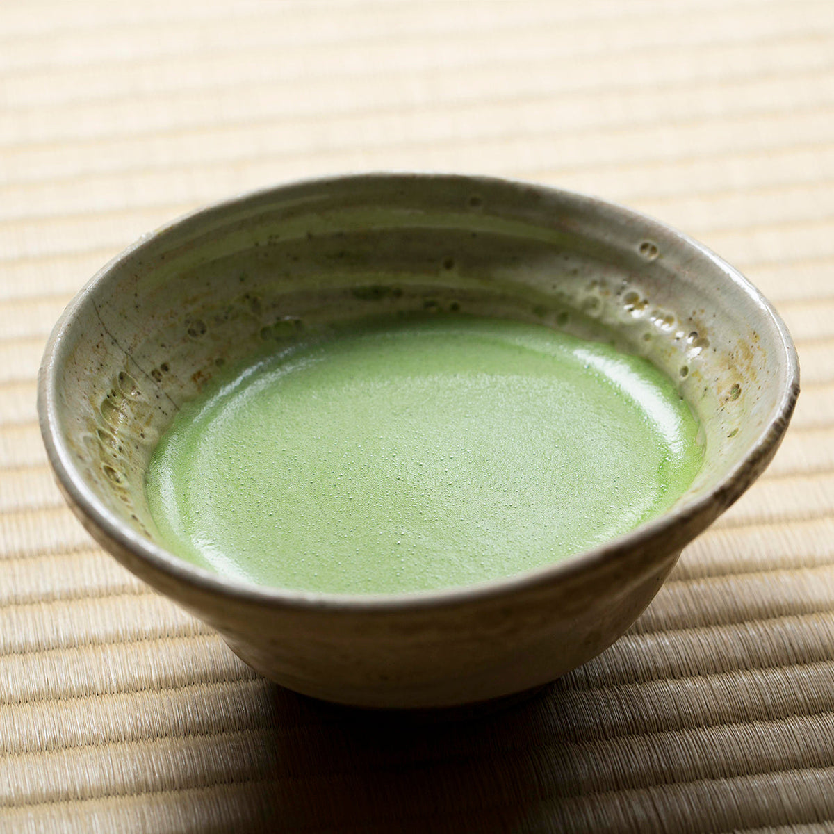 Vivid green Kyoto matcha for drinks and desserts