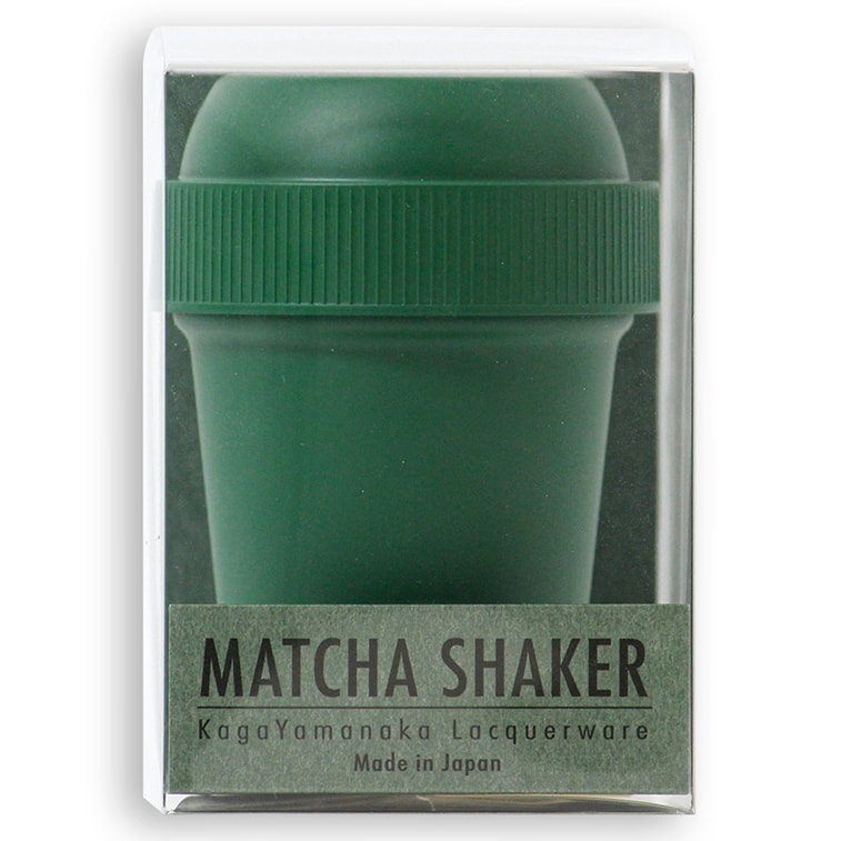 Kaga Yamanaka Matcha Shaker Deep Green