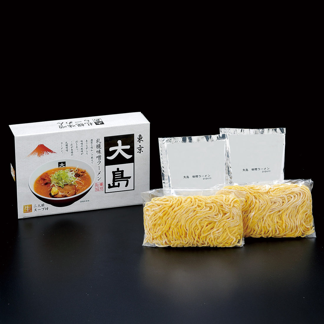 2 servings Tokyo Oshima Sapporo Miso Ramen