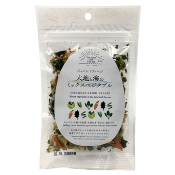 "The Land and Sea" Dried Vegetable Mix /Topping for instant noodles, miso soup 100g
