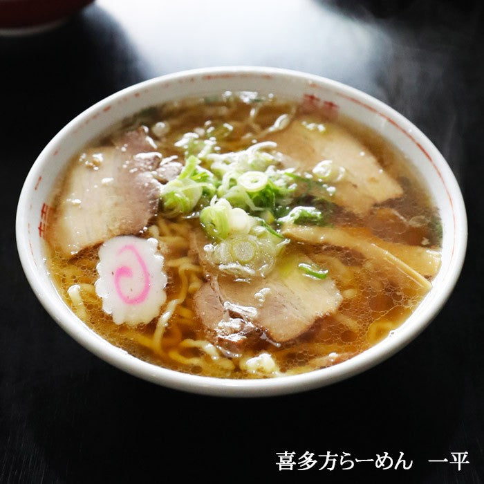 2 servings / Stewed Japanese Ramen Noodle Fukushima Kitagata Ippei Soy Sauce Flavor
